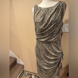 Betsy Johnson NWT leopard dress size 14
